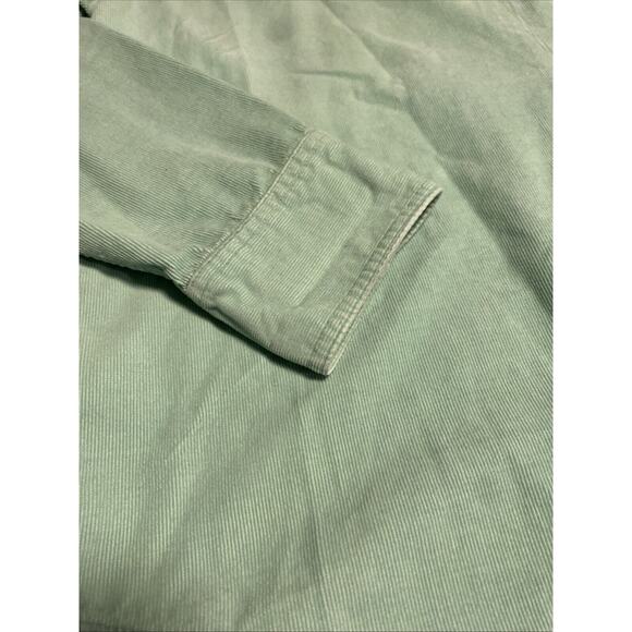 American Eagle Outfitters Shacket womens XL Corduroy Snap Up Mint Green Soft - Picture 12 of 16